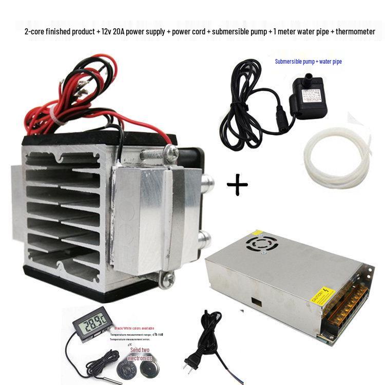 DIY 12V Semiconductor Cooler Kit: Compact Air Conditioner & Electronic Cooling Chip for Refrigeration