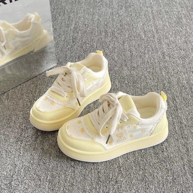 

Versatile and Niche Sneakers for Women, New Thick-soled Shoes, Cute Shoes 40 жовтий