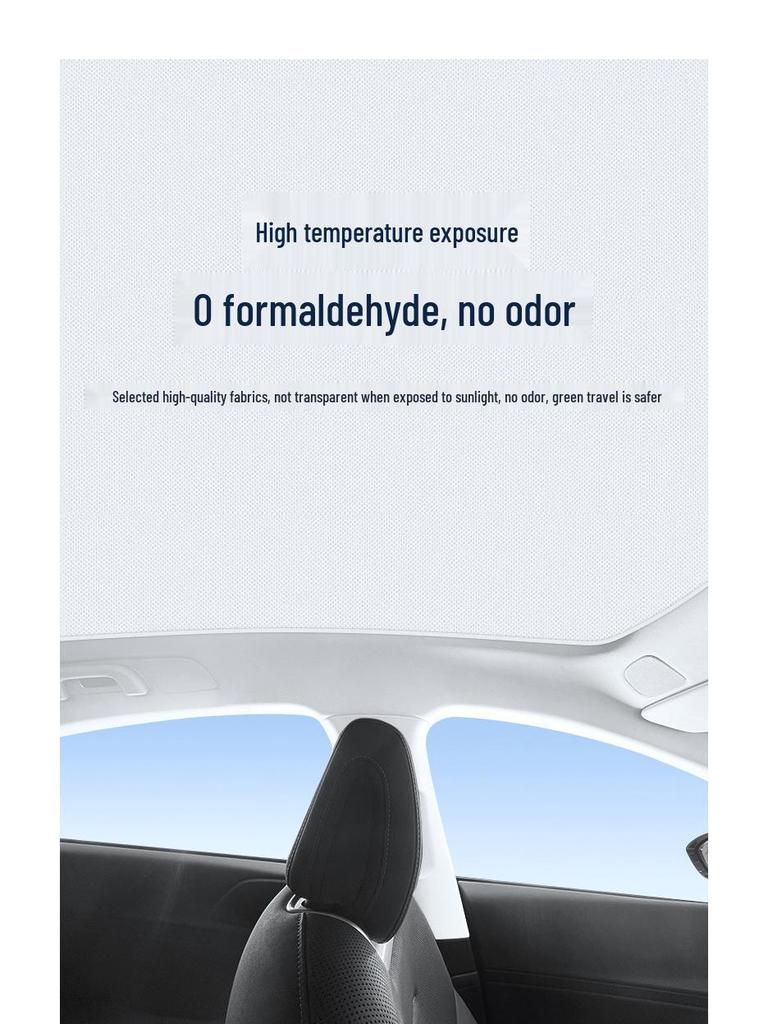 Xpeng 21 P5 Sunroof Static Sunshade: Heat Insulation, Sun Protection, Privacy.