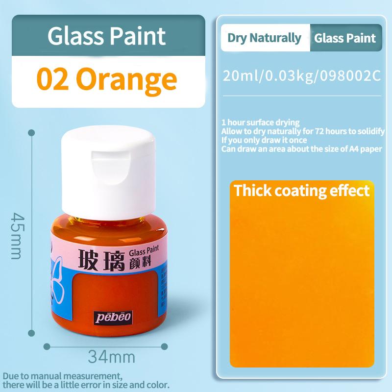 Waterproof Glass Paint 20/25ml Sun-Resistant Acrylic Paints For Artist Drawing Painting Pigment Hand Painted Glass Paint DIY