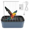 Automatic ABS Bird Bath Shower with Circulating Faucet for Pet Bird Low Noise Parrot Bathtub Electric Cockatiel Bathing Pool