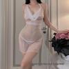 Enchantment Transparent Mesh Lingerie Set - Sexy Belly Band Pajamas for Women.