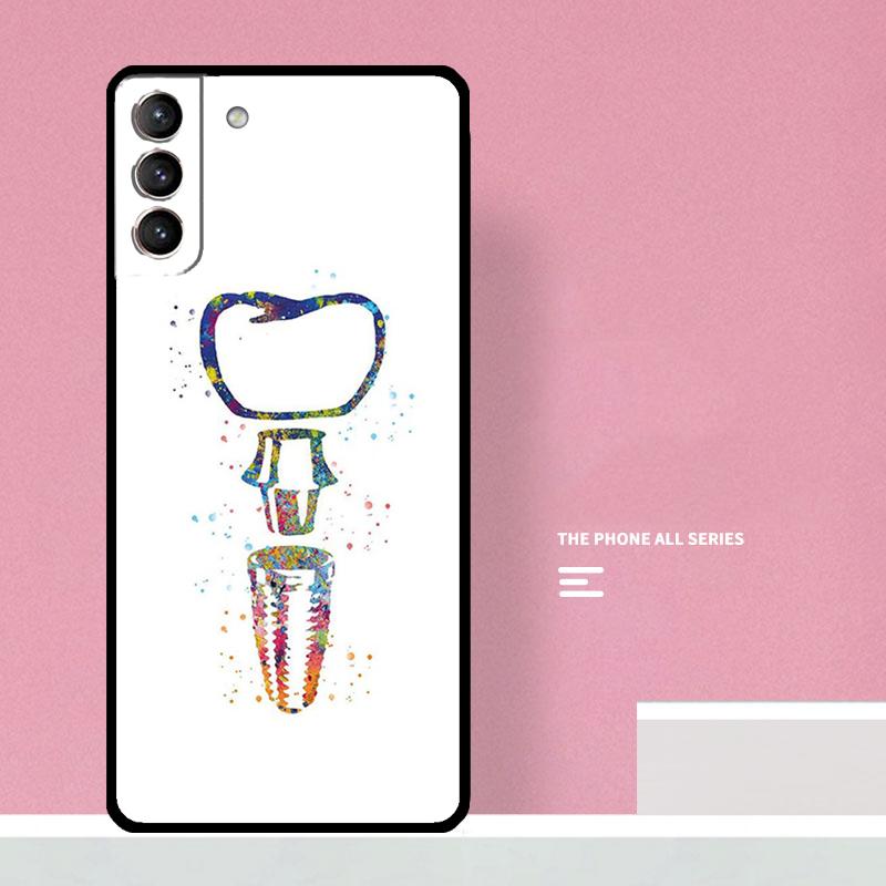 Dentist Dental Teeth Tooth Doctor Phone Case For Samsung Galaxy S26 S25 S24 S20 S21 S22 S23 Ultra S10 Plus S25 FE Cover Coque