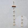 Farmhouses Beach Theme Wind Chimes With Sea Glass Shell And Wooden Accent Coastal Wall Art Hanging Pendants Decors