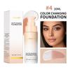 Fond de ten magic, culoare schimbătoare, acoperire lichidă, auto-colorantă, cremă CC, cosmetice, bază de machiaj de lungă durată