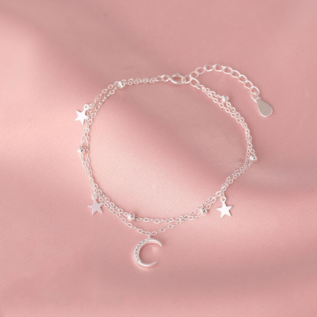 Star Moon Double Bracelet Female