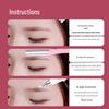 Stainless Steel Eyebrow Razor with Comb - Safe and Practical Shaping Tool