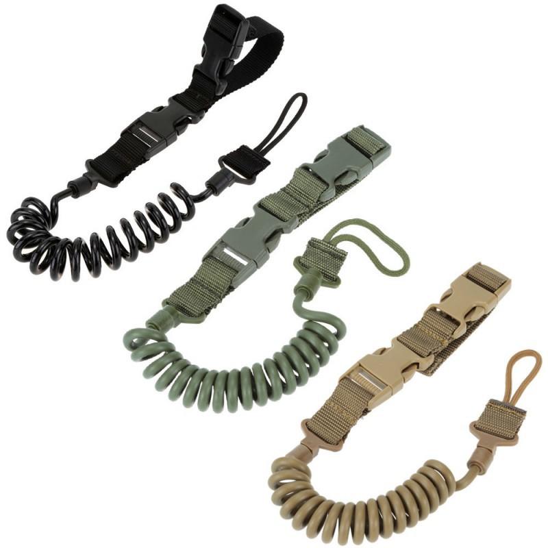 Outdoor Military Fan Multifunctional Lanyard Safety Rope Anti-loss Wear-resistant Elastic Key Chain