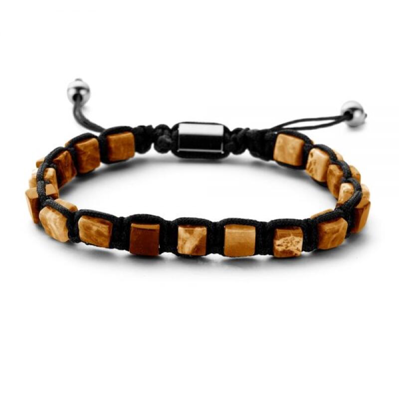 

[Frank 1967] Tiger Square Knot Gemstone Bracelet 7FB-0250