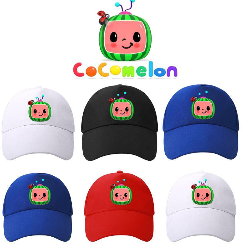 Cocomelon Funny Games Kids Cap Adjustable Snapback Sun Hat With Soft Material
