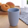 Nordic Style Plastic Tea Cups Eco-Friendly Wheat Straw Cup Coffee Tea Milk Drink Cup Toothbrush Cup for Home Bathroom