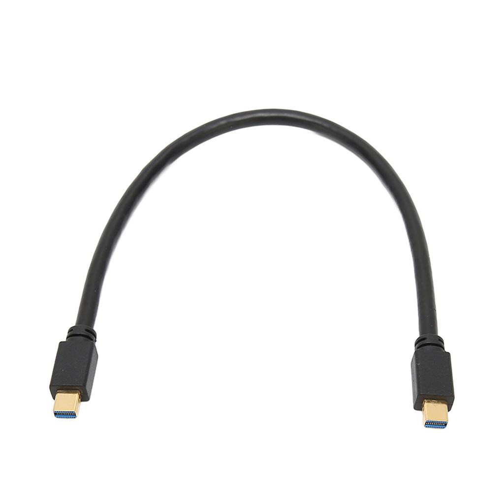 DP mascul la DP mascul, suportă 8K la 60Hz, 4K la 144Hz, 2K la 165Hz, cablu DP1.4, cablu mini DP de 30cm pentru