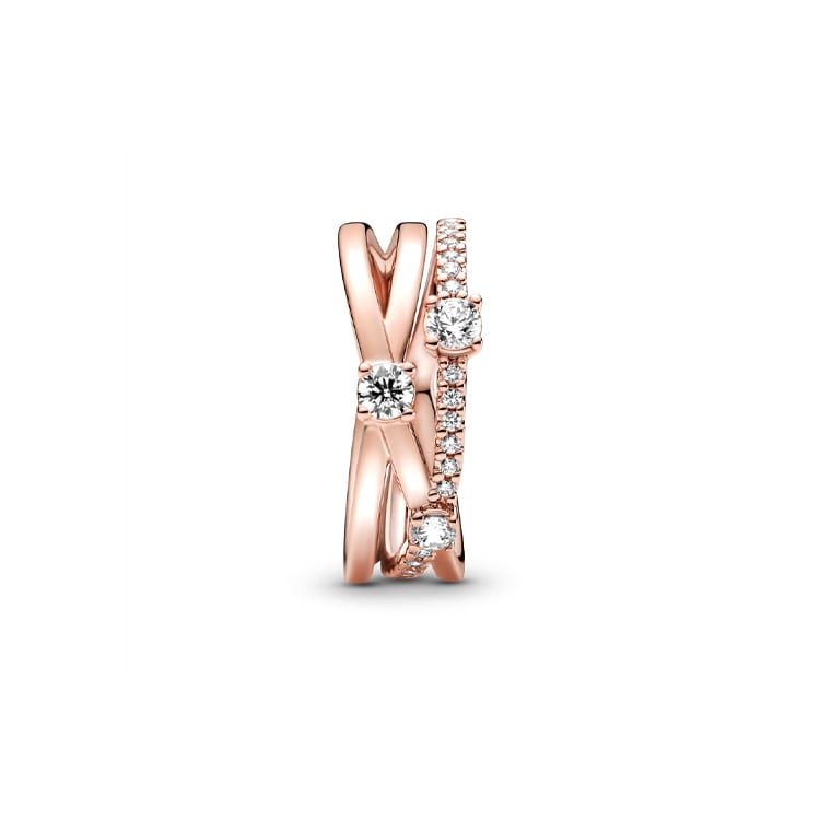 Pandora Rhinestone Rings Women's 189400C01