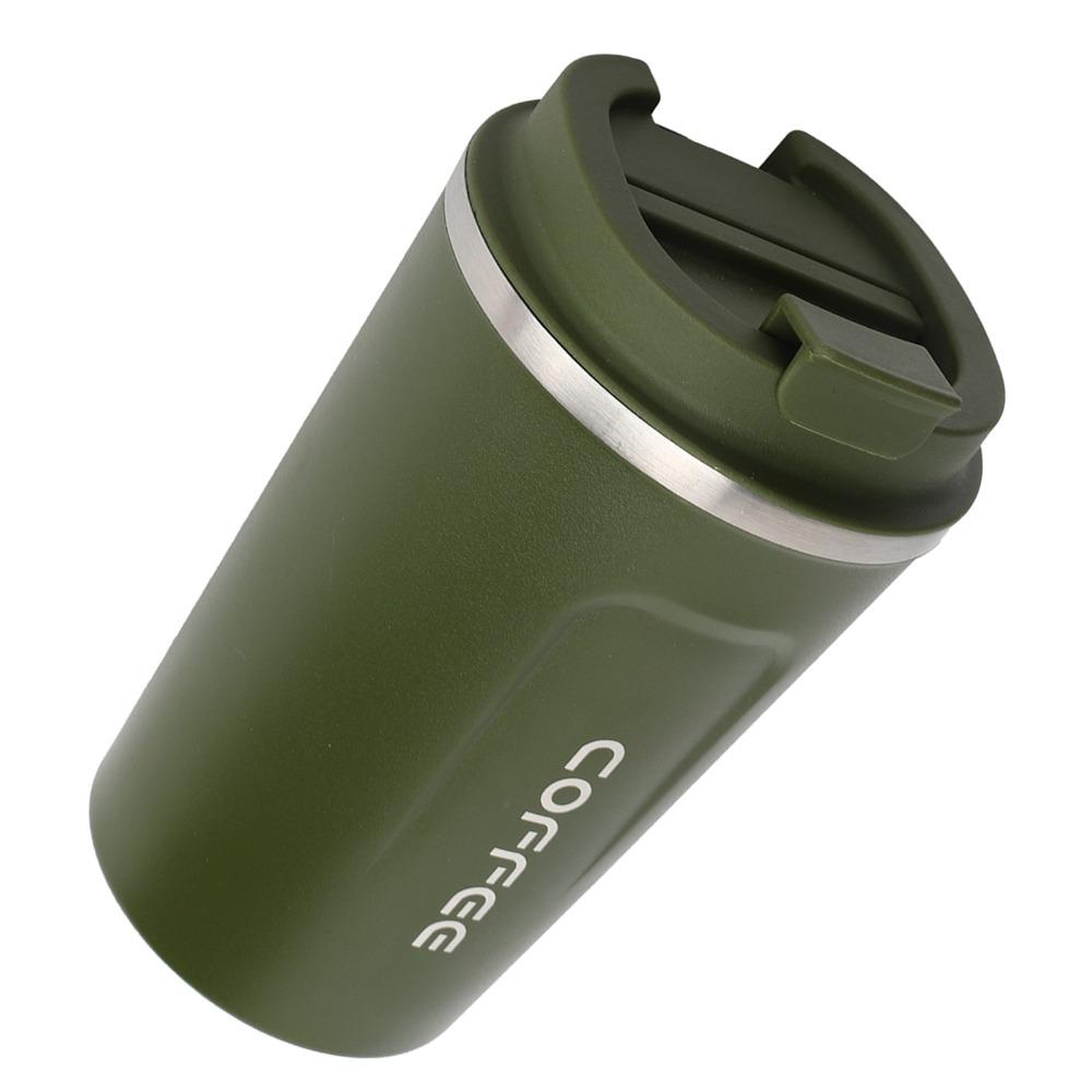 Double Layer Vacuum Mug Leakproof Lid Travel Mug Portable Insulated Mug  Cold Drinks