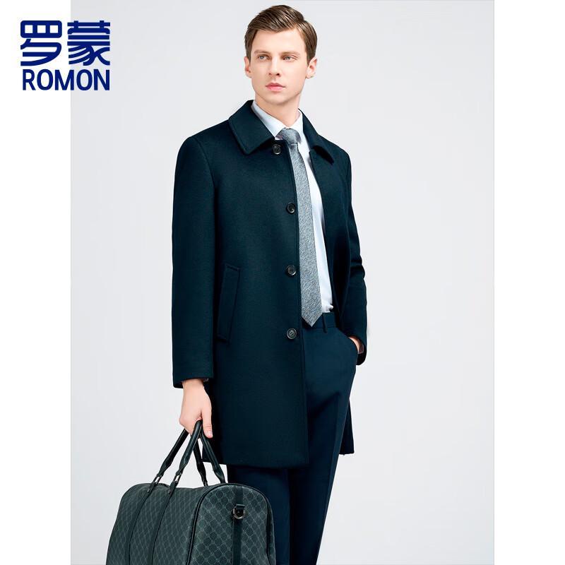 

Romon Men s Winter Business Wool Blend Overcoat 170/92