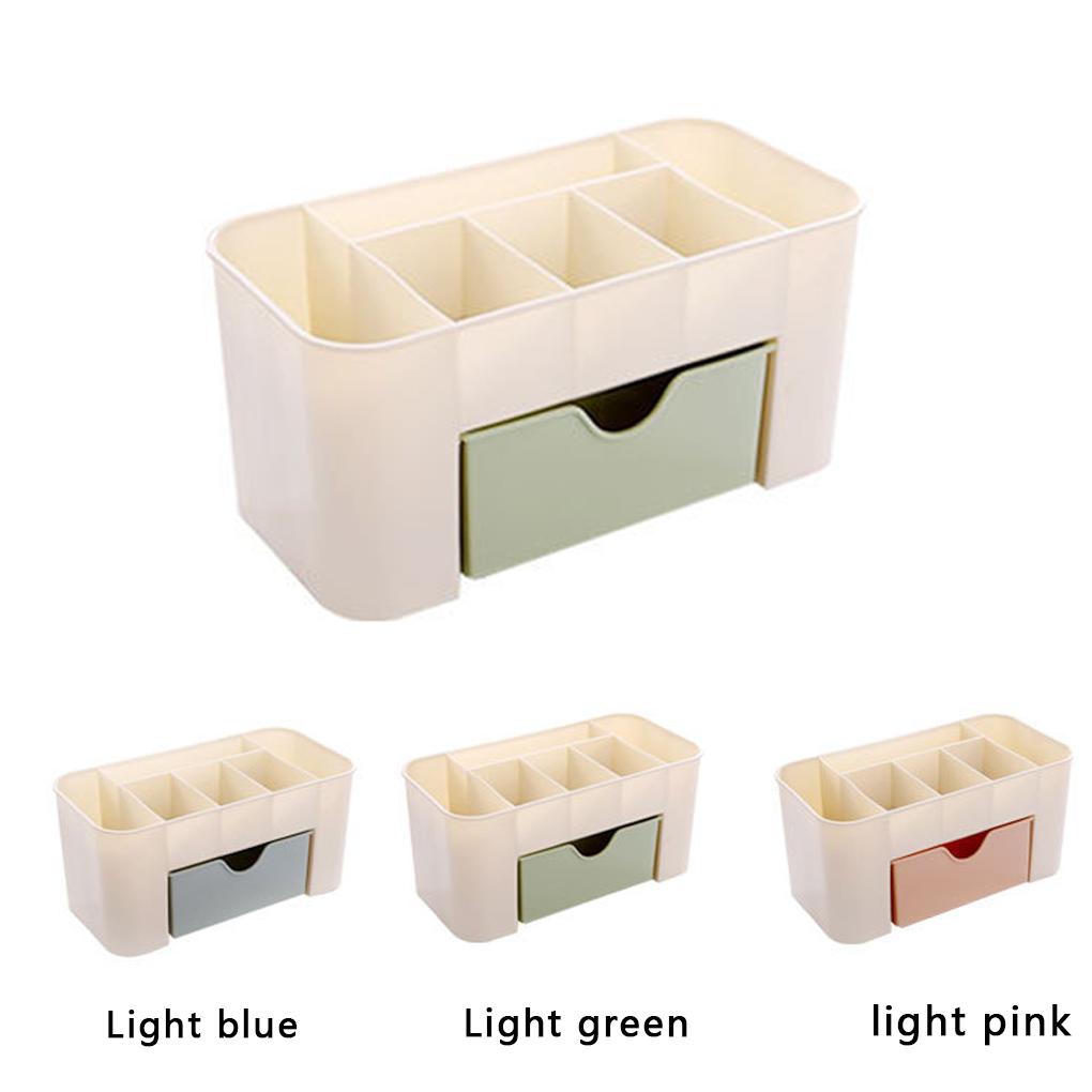 Drawer Type Cosmetics Storage Box Dormitory Office Plastic Sundries Organizer Stationery Case