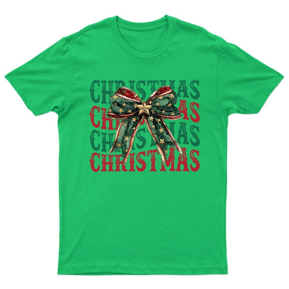Christmas Bow Christmas Holidays TShirt Unisex Gift Retro Funny Unisexs S