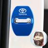 WTRK1 4pcs Car Stickers Car Door Lock Cover Auto Emblems Case For Toyota TRD Camry Corolla Rav4 Yaris Prius