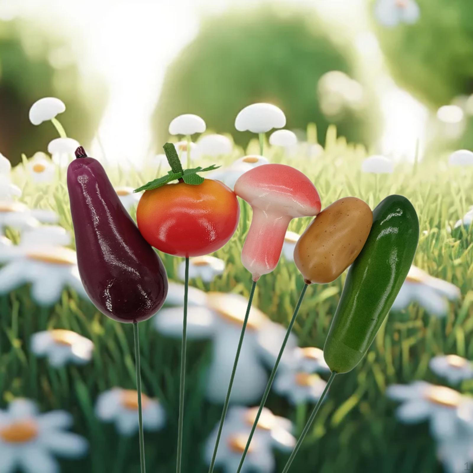 

5 декоративных садовых колышков для уличного искусства и украшения газона Eggplant