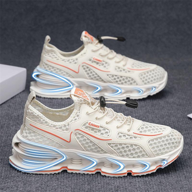 New men's shoes mesh comfortable trend sports shoes men's youth fashion leisure travel student casual shoes