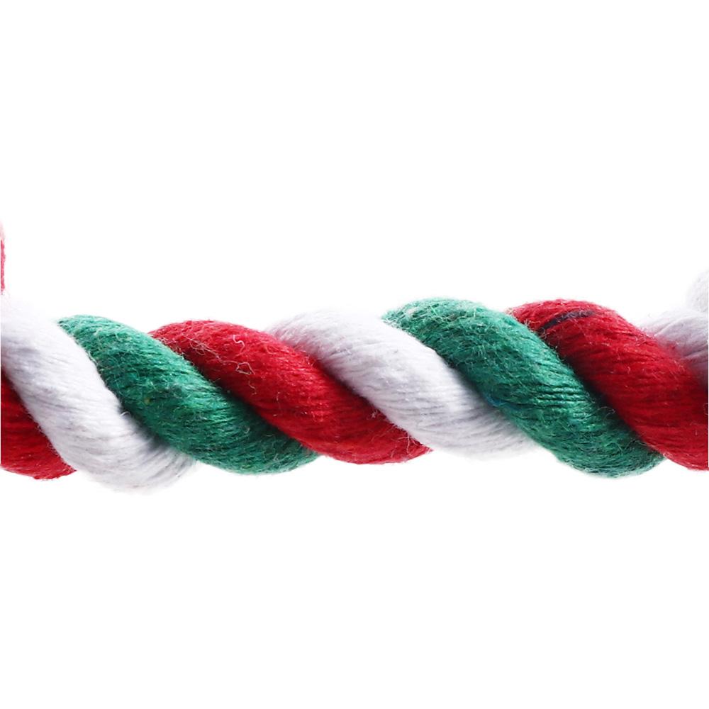 Cotton Interactive Washable Bite Resistant Dog Molar Toy Teeth Cleaning Pet Chew Rope Bone Rope