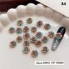 20Pcs Elegant Camellia Rose Nail Art Jewelry Charm for DIY Manicure Decoration Resin Flatback