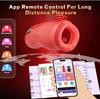 Male Masturbator–Penis Trainer Vibrator with 9 Vibration & 3 Suction, App Penis Pump Blowjob Stroker for Endurance Training, Adult Sex Toy