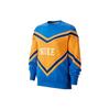 (WMNS) Splicing Fleece Lined Knit Round Neck Pullover 'Blue Orange' Women's BV2921-480