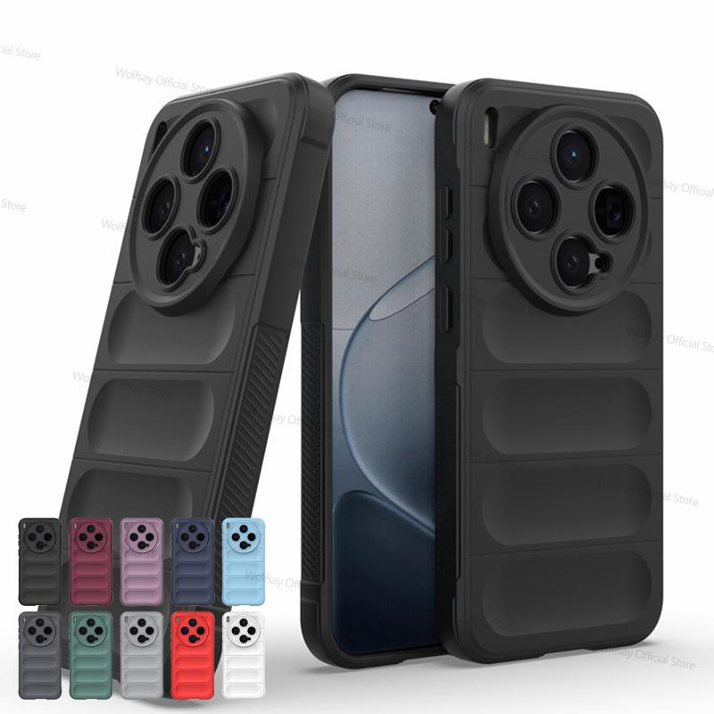 For Vivo X300 Case Vivo X300 X300 Pro Cover Funda Shockproof Anti-fingerprint TPU Silicone Protective Phone Cover For Vivo X300