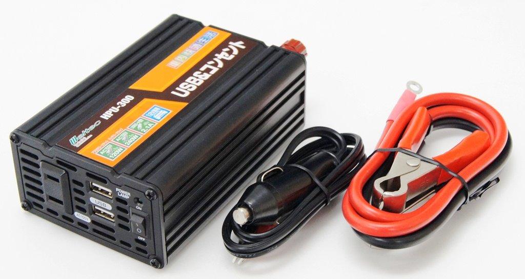 

Meltec HPU-300 2-сторонній (USB і розетка) DC12V (Затискач для розетки) Інвертор 240 Вт