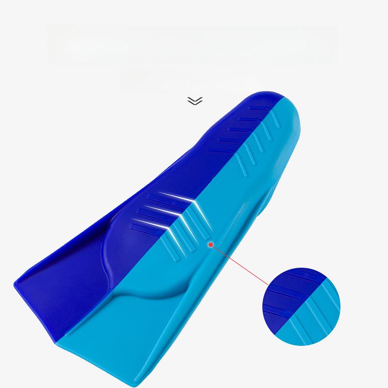 Unisex Silikon Kurze Schwimmflossen für Freistil und Brustschwimmen – Leichte Trainingsausrüstung für Erwachsene und Kinder.