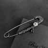 Blommeblomst Store Pins Til Tøj Metal Sikkerhedsnåle Jeans Kjole Tørklæde Justerbare Pins