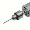 4-Piece Set Micro Motor Drill Chuck Keyed Steel Metal Key Control Wrench 0.3-4mm 3.17mm Hand Drill Shaft Adapter