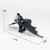 2PCS/SET NEW Magic Scene Pegasus Wings Black White Warhorse Horse Parts Building Blocks Classic Model Sets Bricks Kids Kits