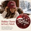Embroidered Snowflake Baseball Cap Adjustable Strap Cotton Snowflake Embroidered Hat Breathable Vintage Wash Baseball Cap