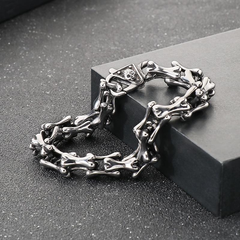 

Мужской браслет-цепочка 2025 серебряный/золотой, ретро, аксессуары для украшений, подарок 22cm