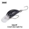 Kingdom Mikro Crank Minnow Rybářská Návnada 1.5g/25mm 3.2g/32mm Plovoucí Tvrdá Návnada ABS Rybářské Potřeby Umělé Tvrdé Návnady Crankbaity Potřeby Wobblery
