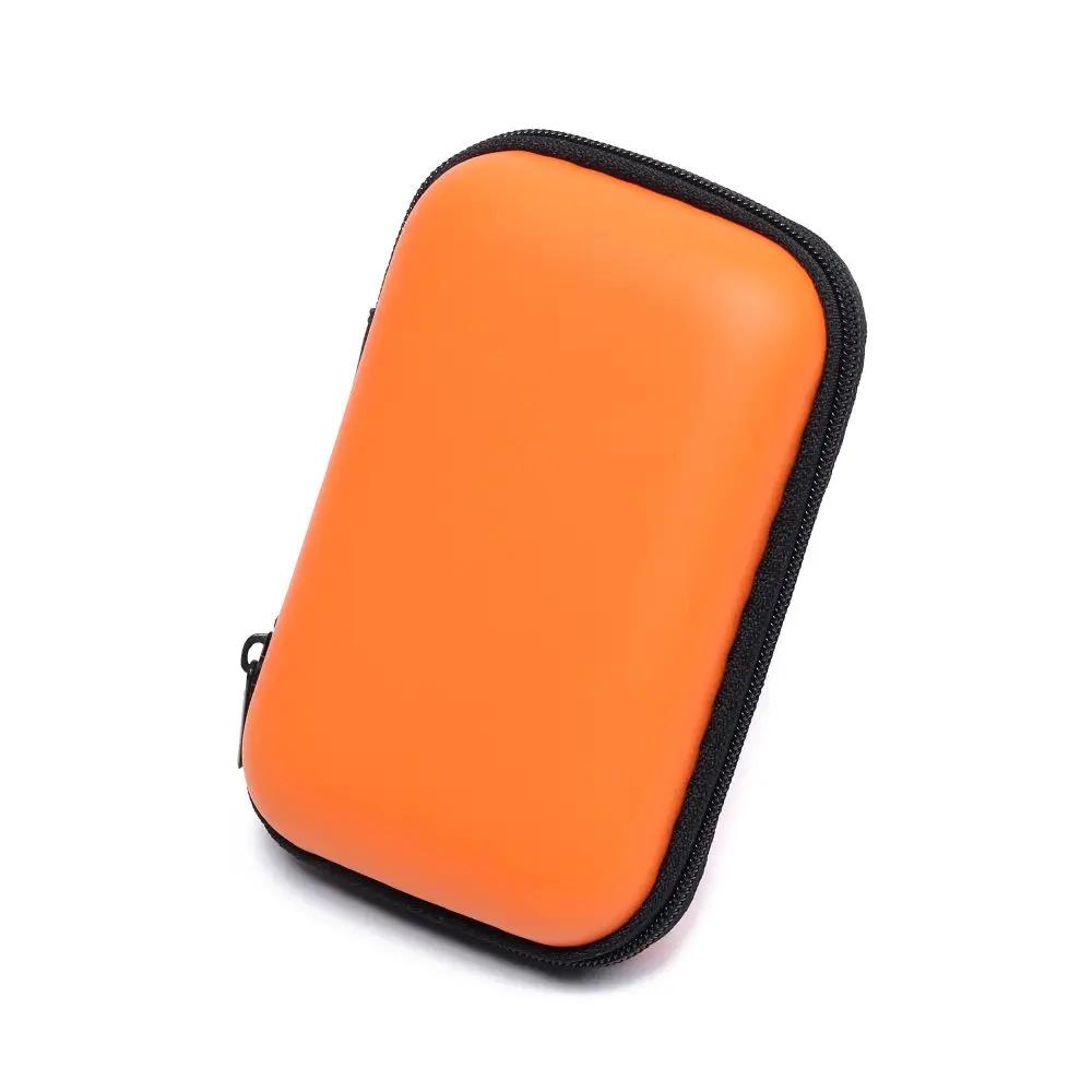 Hard Drive Storage Bag EVA Waterproof Electronics Accessories Organizer Case for SSD USB Cable Headphone Power Bank Multi-Compar