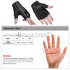 Halbfinger-Motorradhandschuhe aus Leder, fingerlose Herren-Motorradhandschuhe zum Radfahren, Klettern, Wandern, Jagen, MTB-Reiten
