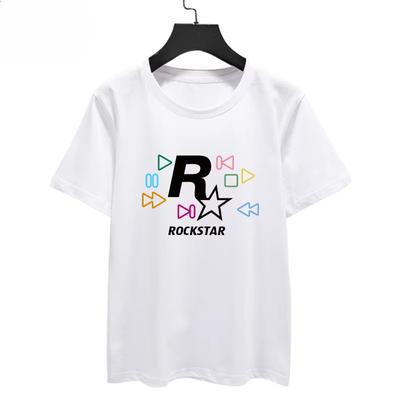 Παιχνίδια GTA 5 Εταιρεία R Star Rockstar Games Περιφερειακό Βιντεοπαιχνιδιού Μπλουζάκι Κοντομάνικο Γυναικεία Ρούχα Μισομάνικα