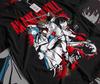 Akame Ga Kill T-Shirt Vintage Gewaschen Y2k Ästhetik Unisex Oversized Kurzarm Baumwolle Dark Fantasy Retro Streetwear Heißer Verkauf