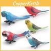 Macaws Parrot Pvc Animal Model Decor For Children And Bird Enthusiasts Gift Idea