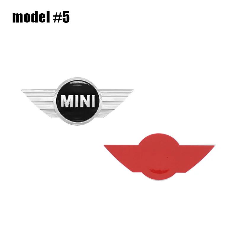 15.1/11.9cm 3D ABS Car Front Hood Emblem Stickers Rear Trunk Badge For Mini Cooper Countryman Clubman F55 F56 R55 R56 R60 JCW