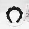 1pcs Fashion Microfiber Washing Wristbands Scrunchies Puffy Headband Spa Bubble Headband for Washing Face Makeup Shower Skincare