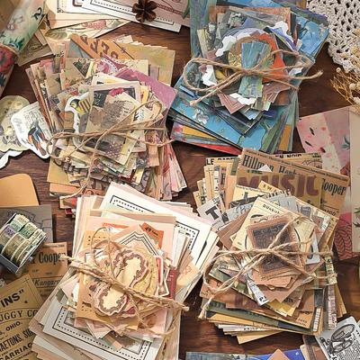 Creatieve Scrapbook Vintage Materialen Papier Combinatie Kit DIY Junk Journal Collage Fotoalbum Retro Kunst