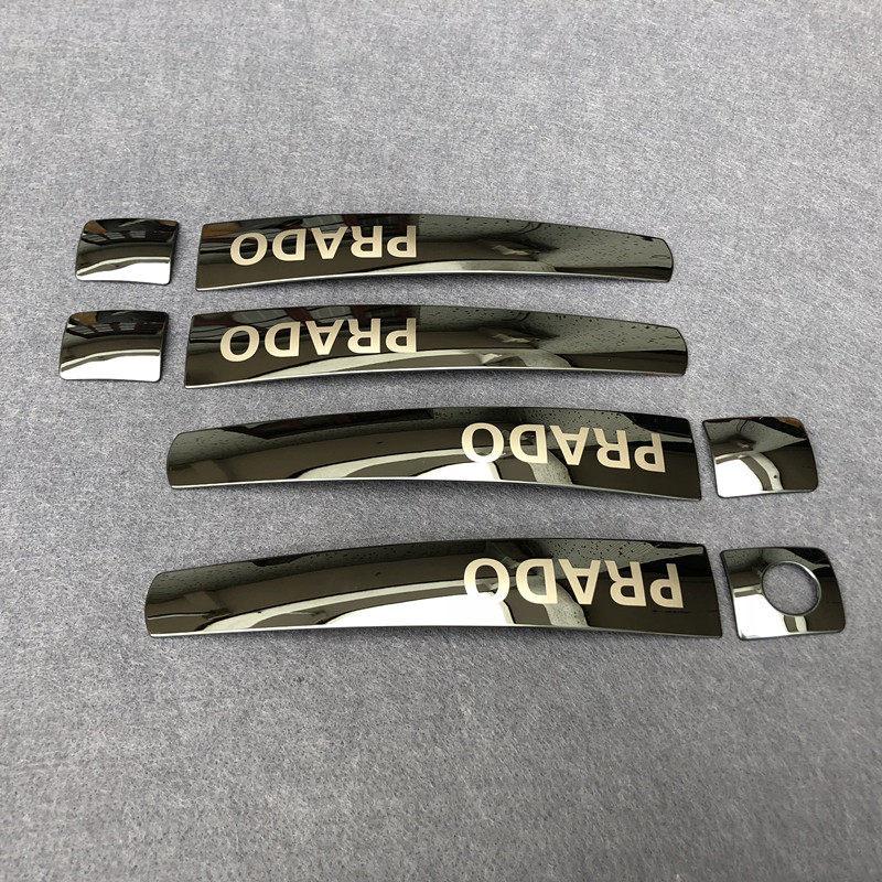 

Stainless Steel Door Handle Bowl Trim for 2010-2019 Toyota Prado