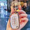 4 Buttons Tpu Car Flip Folding Key Case Cover Shell For Hyundai Sonata  Santa Fe 2013 Gls Protector Holder Fob Accessories