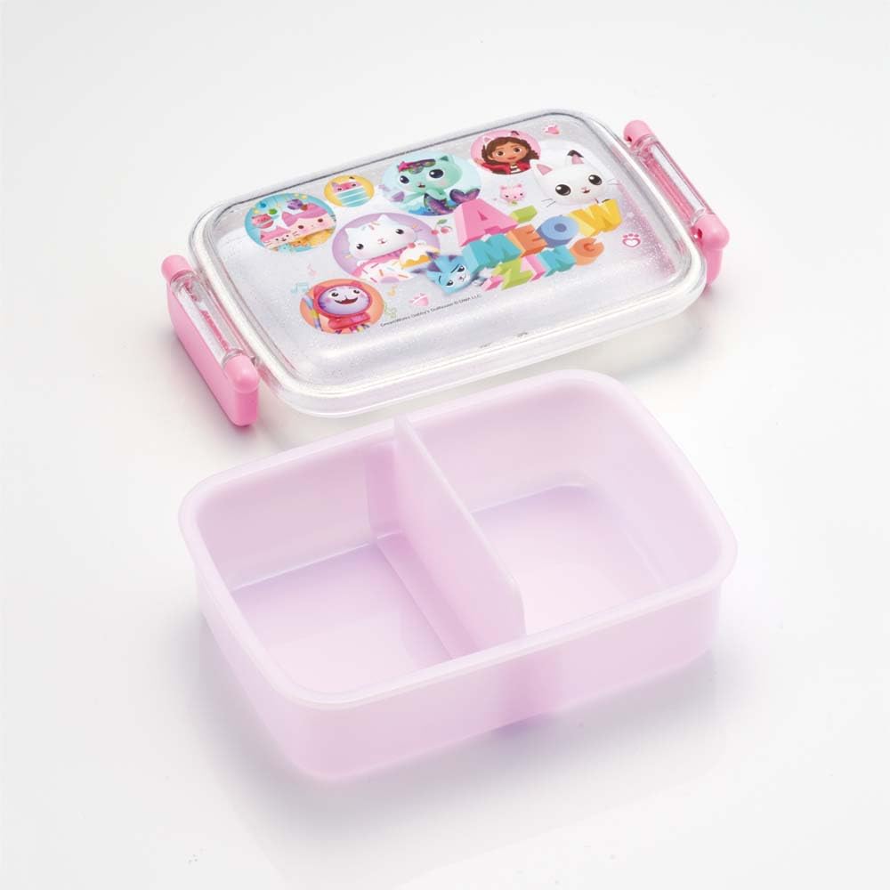 Skater Lunch Single Dome Made in Gabby Dollhouse Design Kids' Box, Tier, 450ml, Shape, Antibacterial, Japan, (RBF3ANAG)