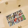Creative 3D Bathroom Three-Dimensional Environmentally Friendly Wall Sticker Bathtub Self-Adhesive Non-Slip Sticker Children'S Bathtub Waterproof