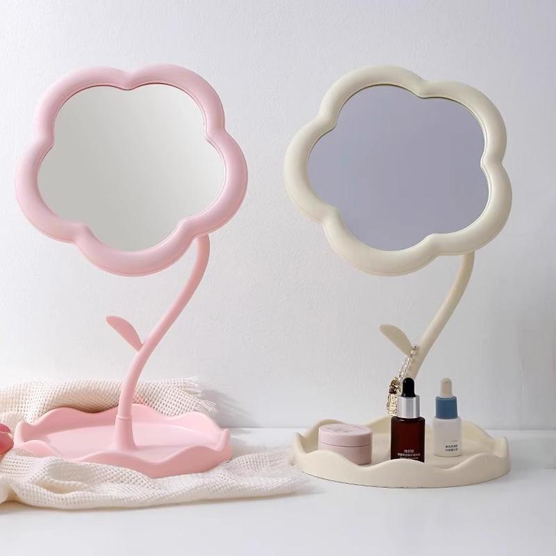 Desktop Sunflower Makeup Mirror Creative Dormitory Desktop High Value Bedroom Mirror Home Decoration Mirror